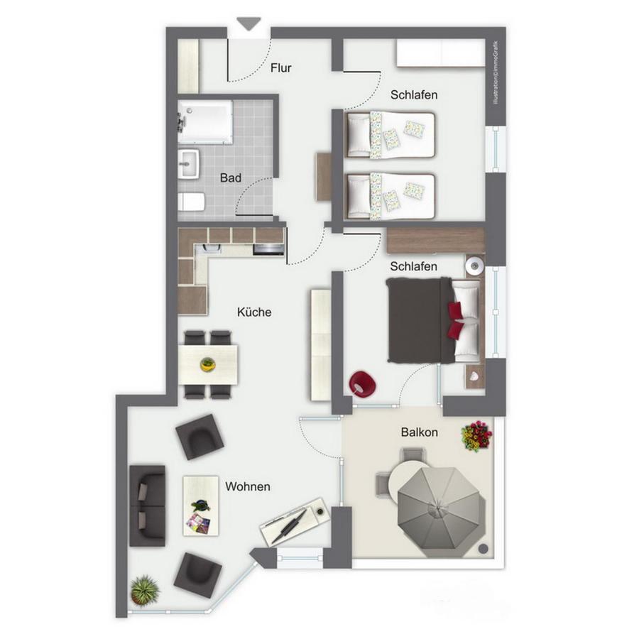 Duenenblick Wohnung 10 Больтенхаген Экстерьер фото